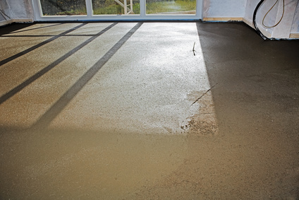 Zement von Otterbein f&uuml;r Estrich, Estrichleger