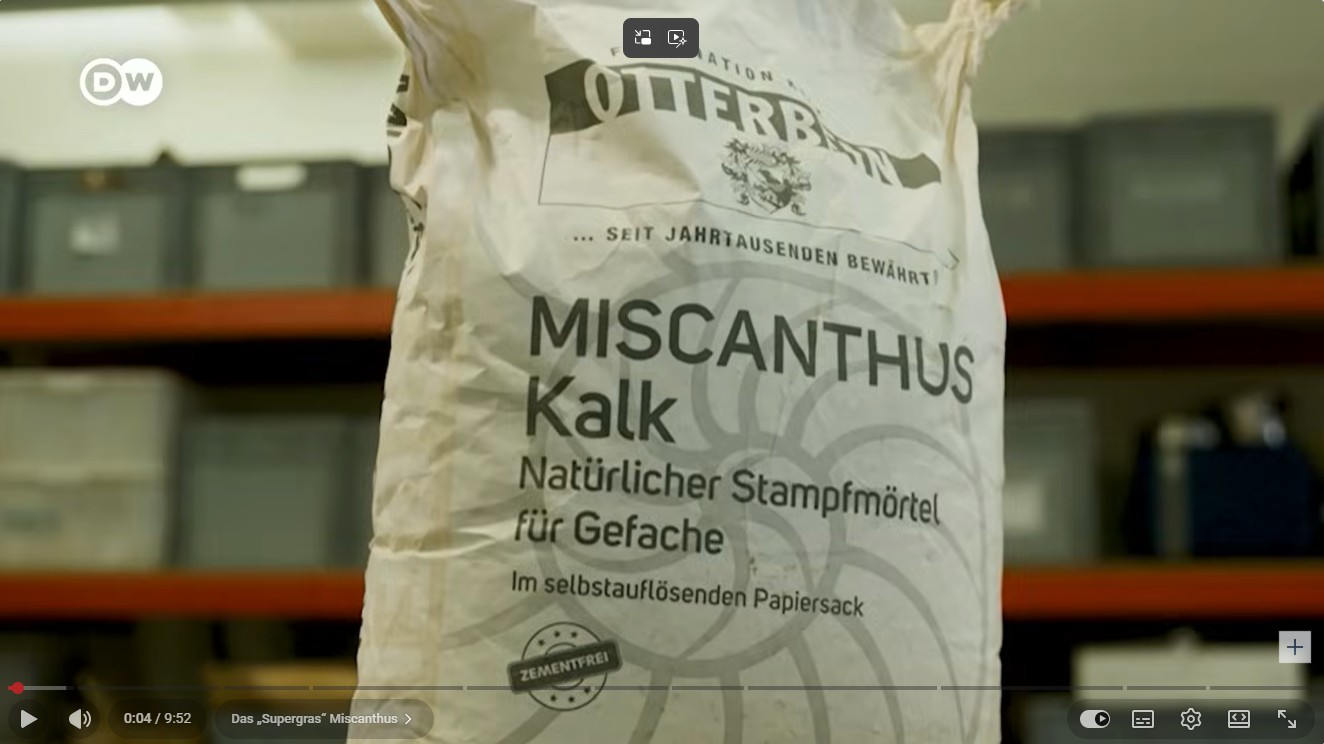 06.07.2026: OTTERBEIN Miscanthus-Kalk im DW-Beitrag über nachhaltiges Bauen