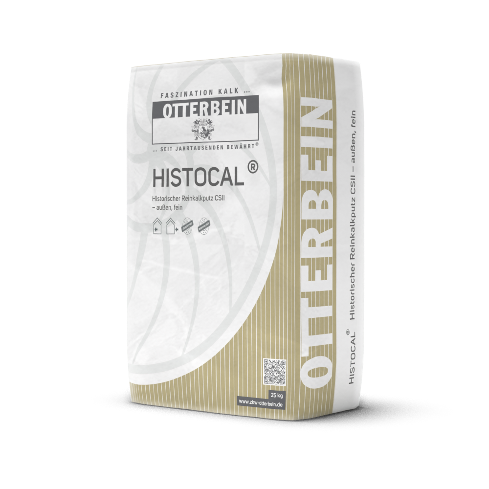 Historischer Reinkalkputz CSII -außen, fein-